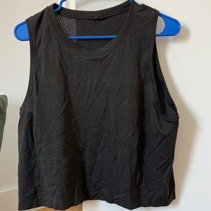 lululemon mesh workout top size 10